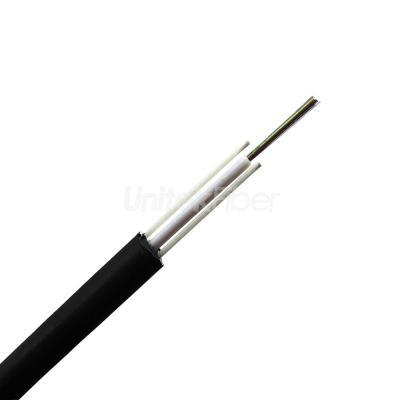 Outdoor Fiber Optic Cable GYFXTY 6 12 24 Core SM MM Central Loose Tube FRP Non-metallic Strength Member PE Black