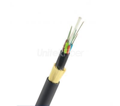 Outdoor ADSS Fiber Optic Wire|All Dielectric Self Supporting Cable 48cores G652D Double Jacket Long Span PE
