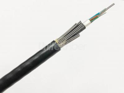 Outside Plant Fiber Cable|GYTA33 Optic Cable 12 cores G652D SM Underwater Stranded Armoured Steel Wire
