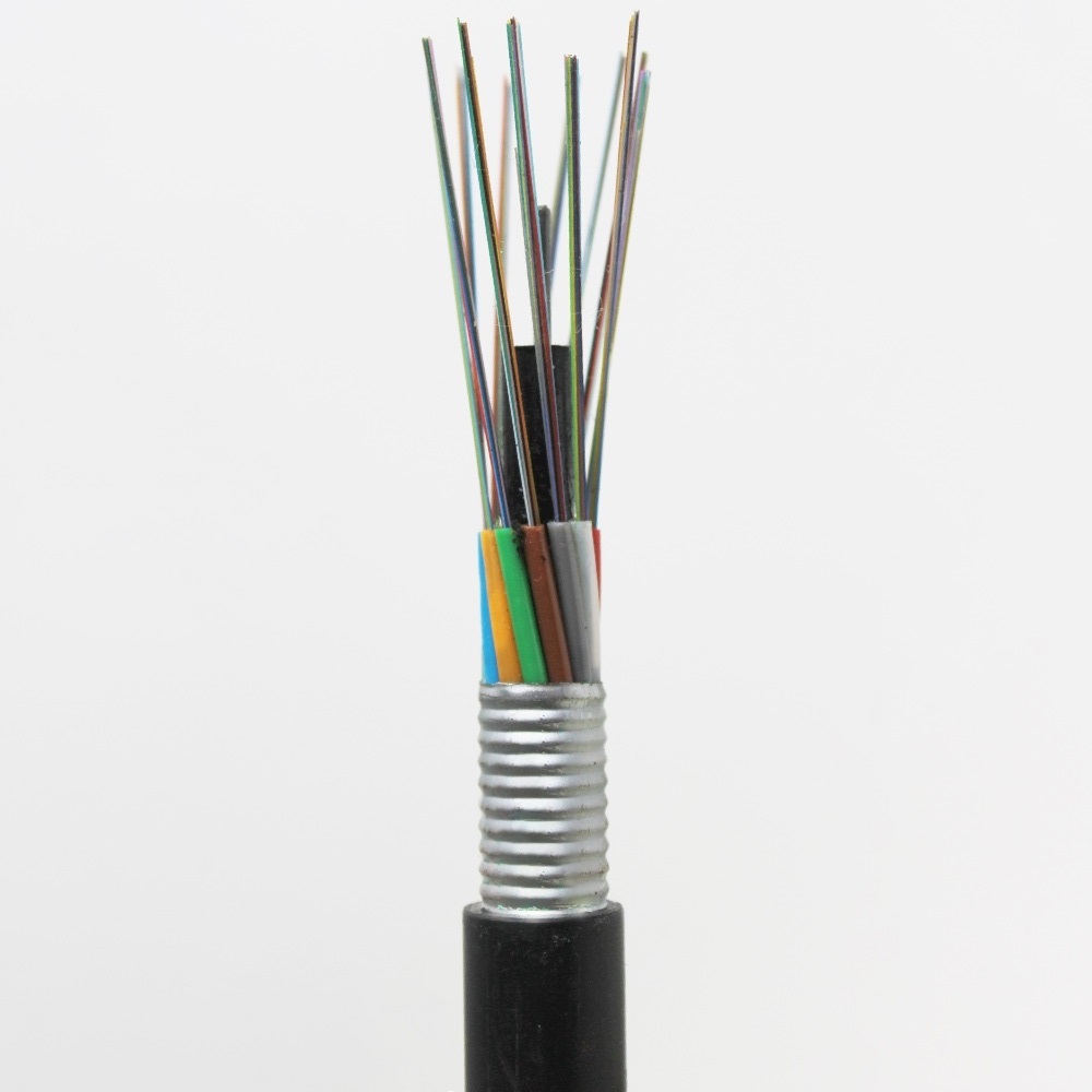Underground Duct GYTA Outdoor Fiber Optic Cable Stranded Aluminum Loose Tube 288 cores SM G652D HDPE
