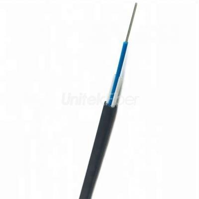 Outdoor Self-Supporting Flat Fiber Optic Cable GYFXTBY 6 12 24 cores G657 G652D PE|LSZH Black