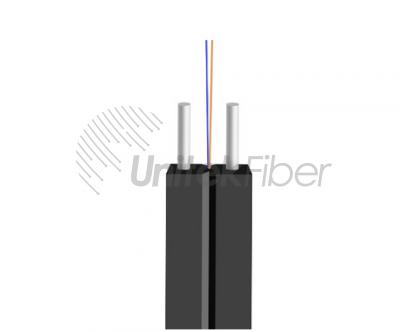 Fiber Optic Cable Manufacturer Indoor Fiber Optic Cable FTTH Drop GJXH G657A1 Single Mode 1 2core LSZH White