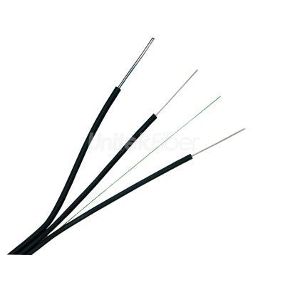 Outdoor FTTH Self-Supporting GJXFH Fiber Optic Drop Cable 1 cores G657A1 SM LSZH Black