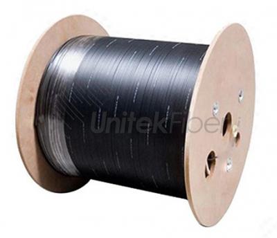 Outdoor FTTH Self-Supporting GJXFH Fiber Optic Drop Cable 1 cores G657A1 SM LSZH Black