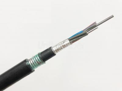 Outdoor OSP Fiber Cable|GYTA53 Fiber Optic Cable 24 cores SM G652D Armored Aluminum Double Sheath