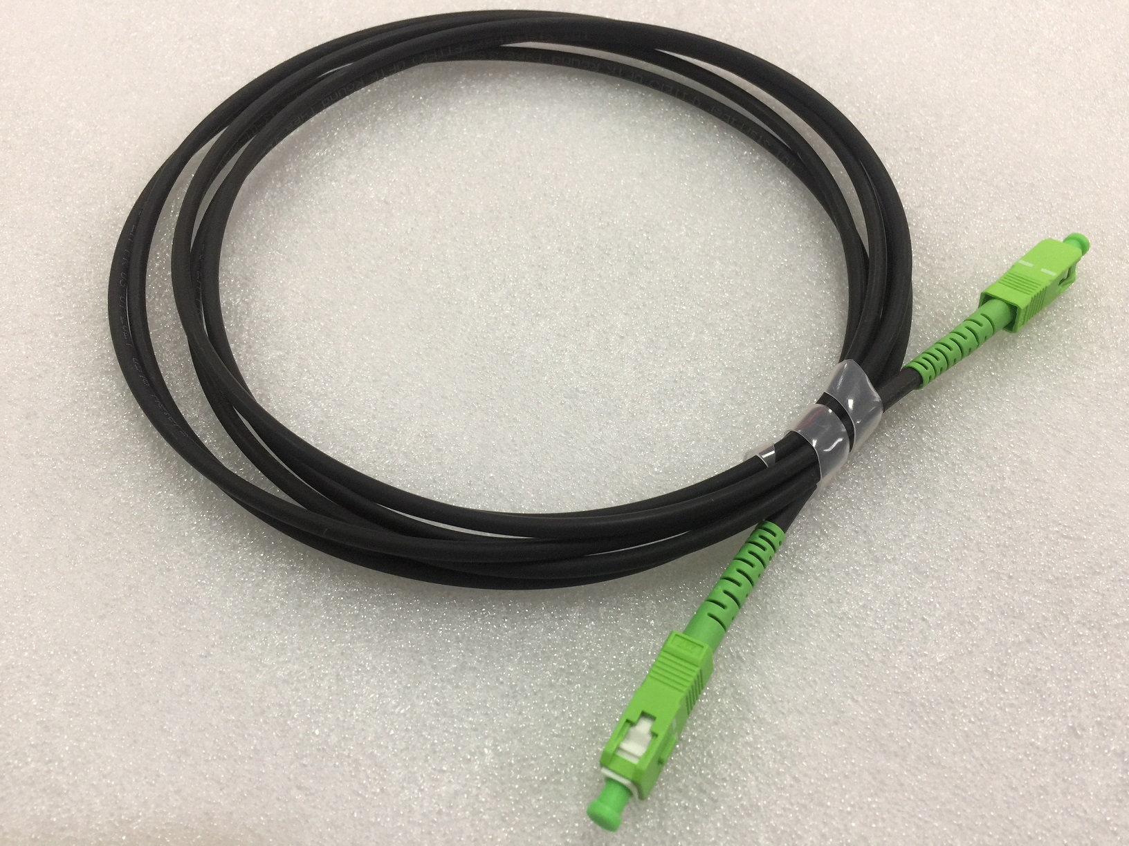 Indoor/Outdoor Fiber Optical Patchcord SC/APC-SC/APC G657B3 3.5mm 3m LSZH Anti-UV Black