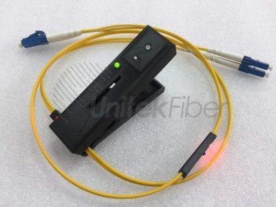 Traceable Fiber Optic Patch Cord LC/UPC-LC/UPC Duplex Jumper Cables G657A1 LSZH Yellow