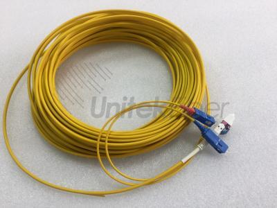Fiber Optic Patch Cord LC/UPC-SC/UPC Duplex Traceable Jumper Cables Singlemode G657A1 LSZH 5m 10m