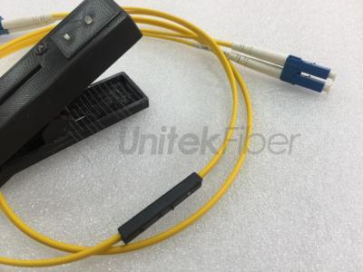 Traceable Fiber Optic Patch Cord LC/UPC-LC/UPC Duplex Jumper Cables G657A1 LSZH Yellow