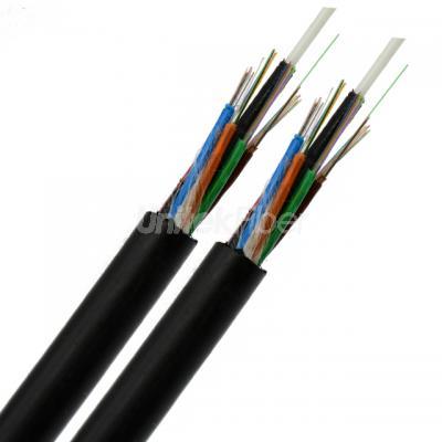 Duct Outdoor Fiber Optic Cable GYFTY 24 cores Single Mode G652D Non-metal Jacket PE Black