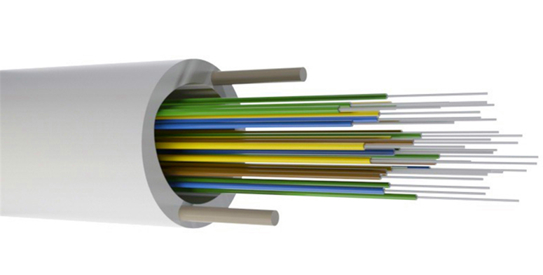 Customized Indoor Fiber Optic Drop Cable GJPFXJH Tight Buffer 24 48 Cores Single Mode G657A G652D FTTH