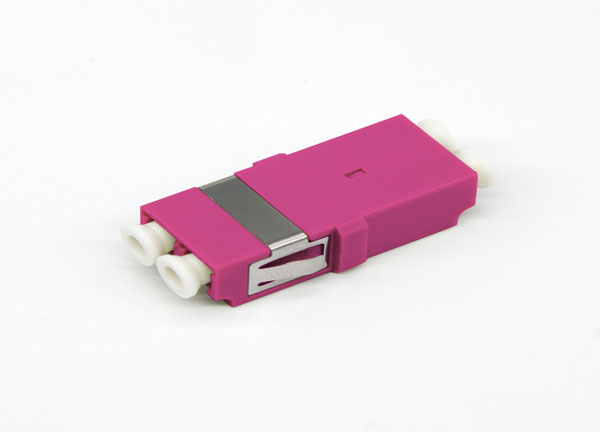 High Quality LC/UPC Plastic Fiber Optic Adapter Coupler 0.2dB OM4