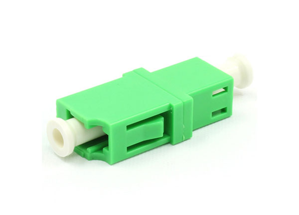 LC/APC - LC/APC Optical Fiber Mating Sleeve Simplex Single Mode Green