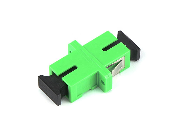 SC APC to SC APC SM Simplex Fiber Optic Adapter 0.2dB