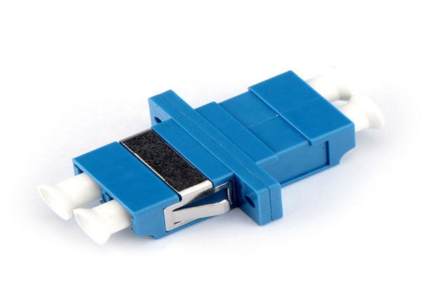 LC Female to LC Female Single Mode Duplex Network Fiber Optical Adapter with Long Ear