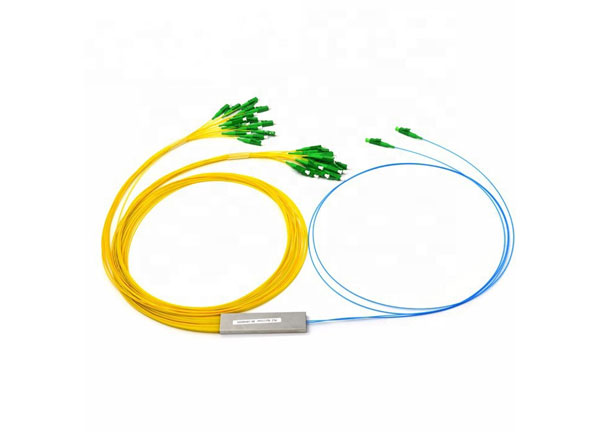 Fiber Optic Equipment 1260 to 1650nm PLC Splitter 2x32 Way LC Connector