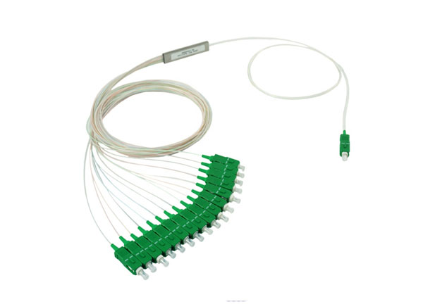 Fiber Optical PLC Splitter 1x16 0.9mm SC APC Connectors for PON Networks