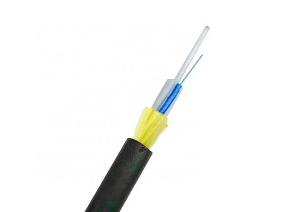 Hot Sales Outdoor ADSS Fiber Optic Cable 48F SM G652D 150m Span Single Jacket PE