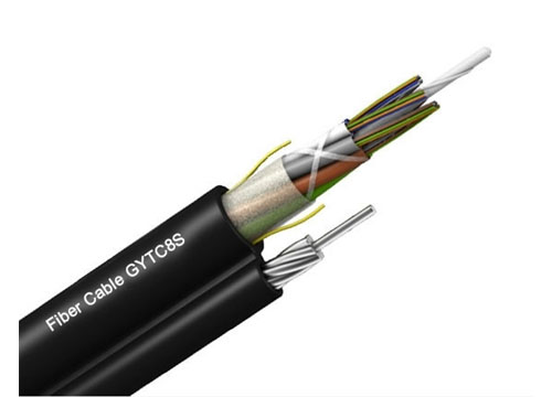 Figure 8 Fiber Optic Cable|Aerial Cable GYTC8S Self-supporting 6 Core Single Mode G652D PE Sheath