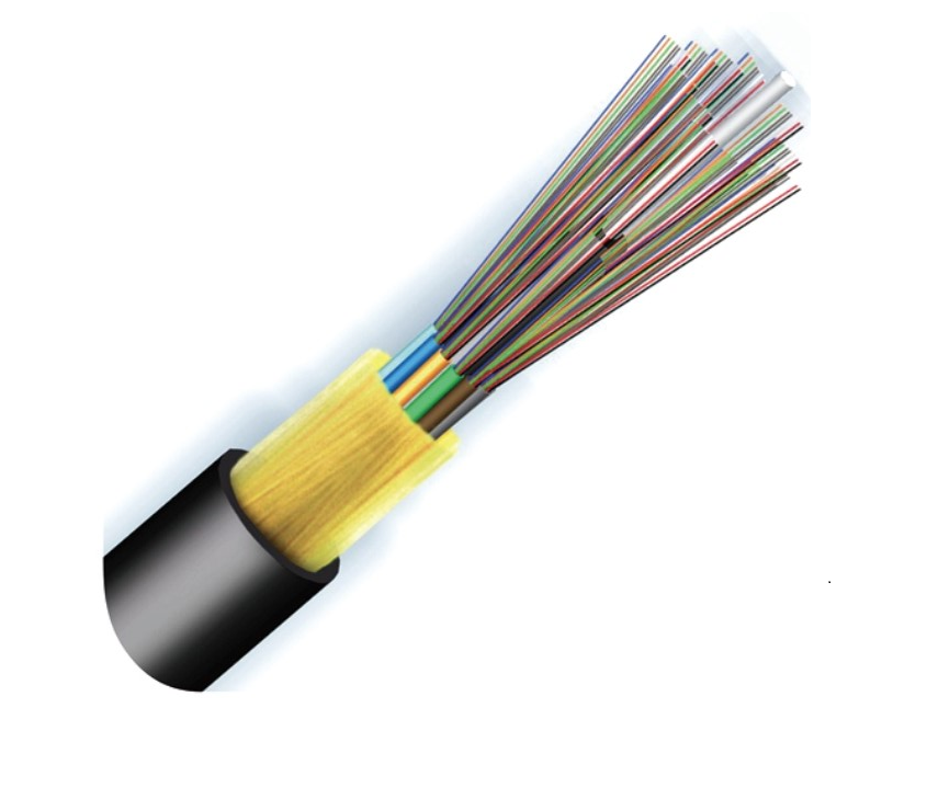 Aerial Fiber Cable|Outdoor Dielectric Waterproof GYFTY 24 Core Single Mode G652D Stranded Loose Tube