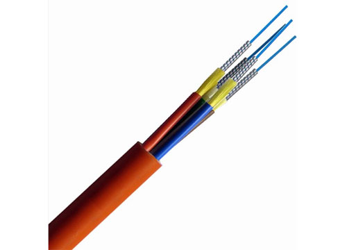 Breakout Armored Fiber Optic Cable GJSFJV 2-24 Cores 2.0mm 3.0mm Simplex FRP PVC or LSZH