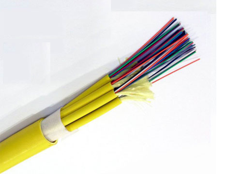 Indoor Breakout Multi-core  Fiber Optic Cable GJFJV 12 cores 0.6mm 0.9mm FRP PVC or LSZH