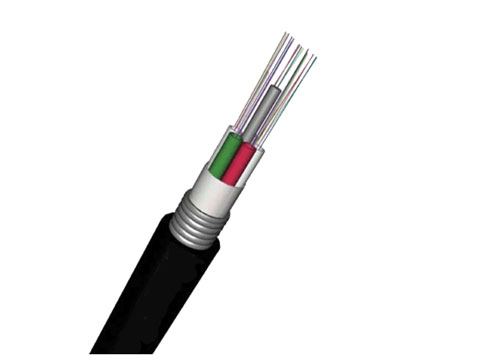 Duct Fiber Optic Cable|GYTA Underground Fiber Optic Cable Aluminum Tape Stranded Loose Tube 12 Cores SM G652D PE