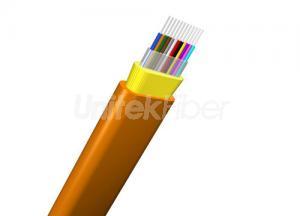 Indoor Flat Ribbon Fiber Optic Cable GJDFJV 12 Colorful Fibers 4 8 Cores SM MM LSZH