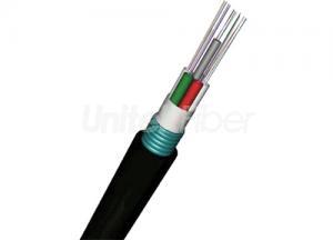 Duct Outdoor Fiber Optic Cable GYTS Single Mode G652D 72 Core Loose Tube Steel Tape PE Sheath