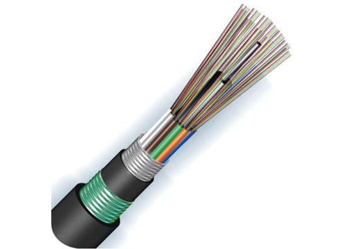 Outdoor Fiber Cable|GYTA53 Optic Cable 48 Core G652D Double Armored and Double Sheathed Jacket PE