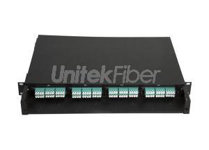 12 Ports to 144 Ports Fiber Optic Rack Mount MPO MTP Patch Panel for FTTH Network