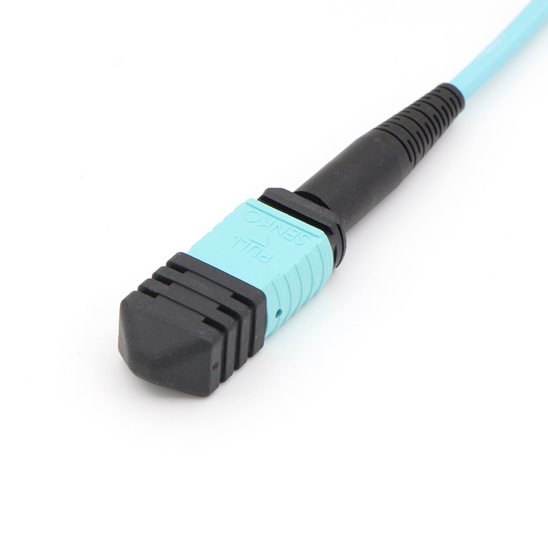 mpo fiber cable to lc fiber optic patch cord 8 12 cores om3 with 2