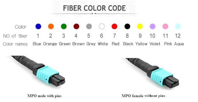 MPO MTP Fiber Cable|MTP MPO Type B Fiber Optic Patchcord OM3 OM4 12 Cores 24 Cores