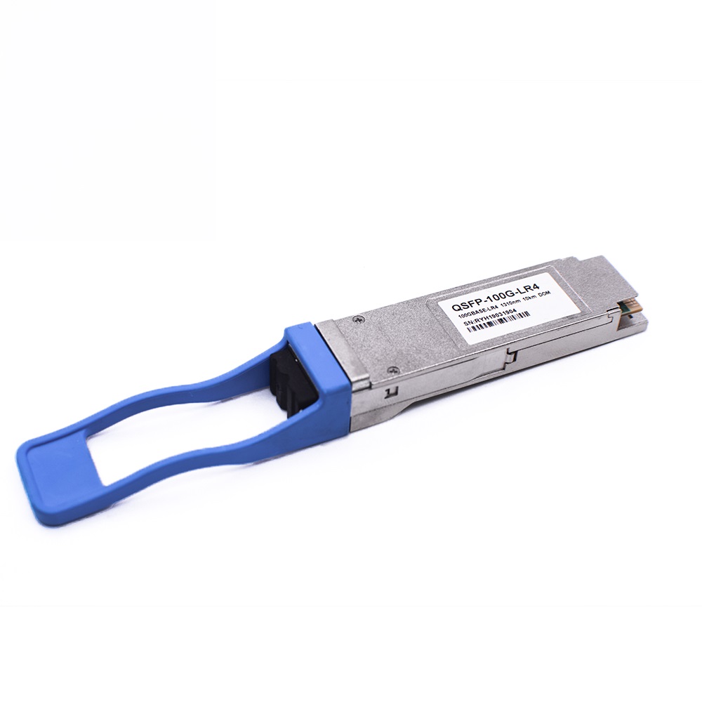 100G QSFP28 LR Fiber Optic Transceiver Wavelength 1310nm Transmission Distance 10km