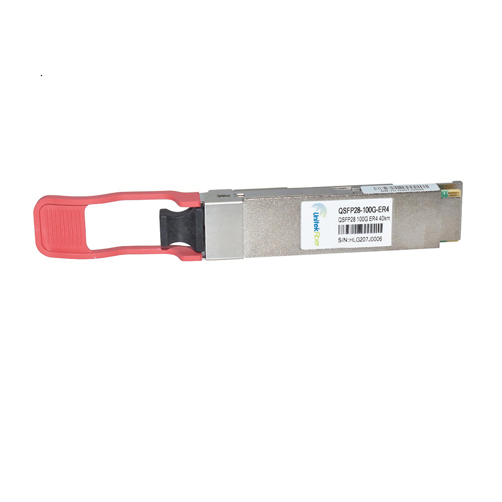 100G QSFP28 SR4 Optical Transceiver 40 80KM 850nm MPO Ports