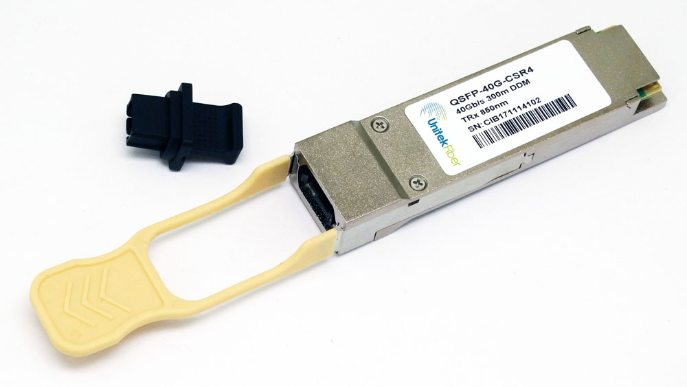 40G QSFP+ SR4 Fiber Optic Transceiver Wavelength 850nm With LC Connector