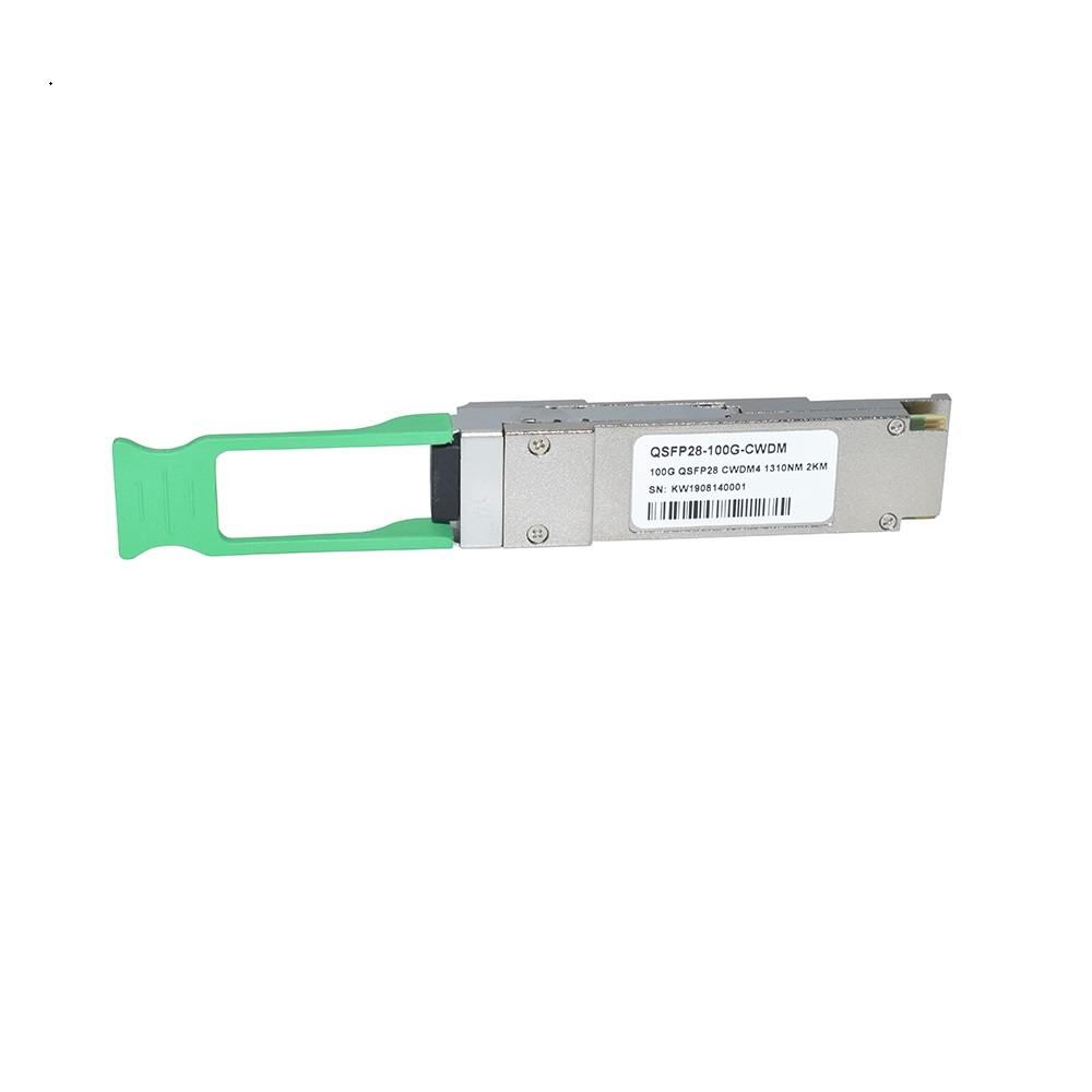 High Rate 100G QSFP28 CWDM Fiber Optical Transceiver Box 2KM 1310nm