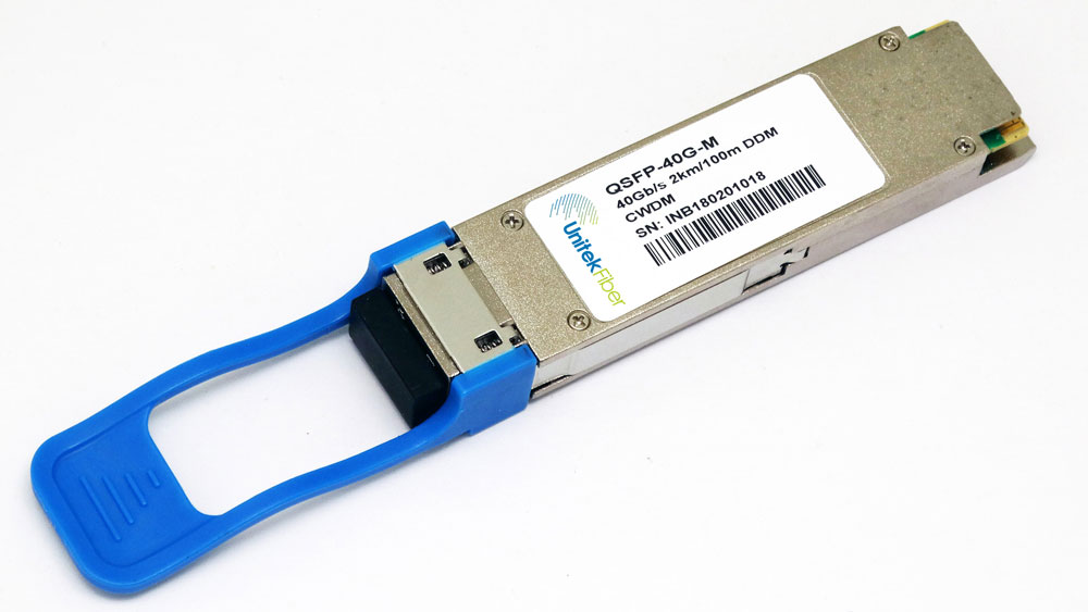 Long Distance 40G QSFP+ Optical Transceiver for Data Center with Duplex LC Connector 1310nm