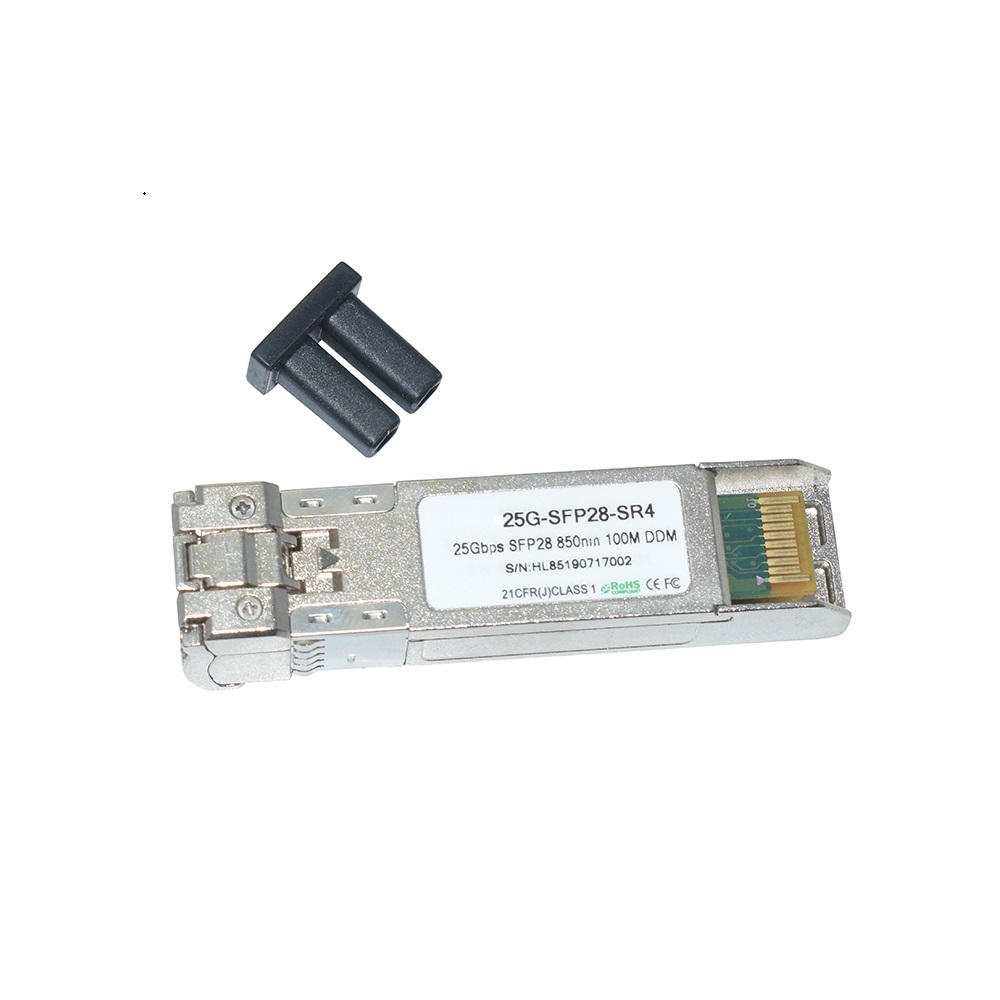 High Reliability SFP28 SR4 25G Optical Transceiver With High Performance 850nm 100m LC MMF