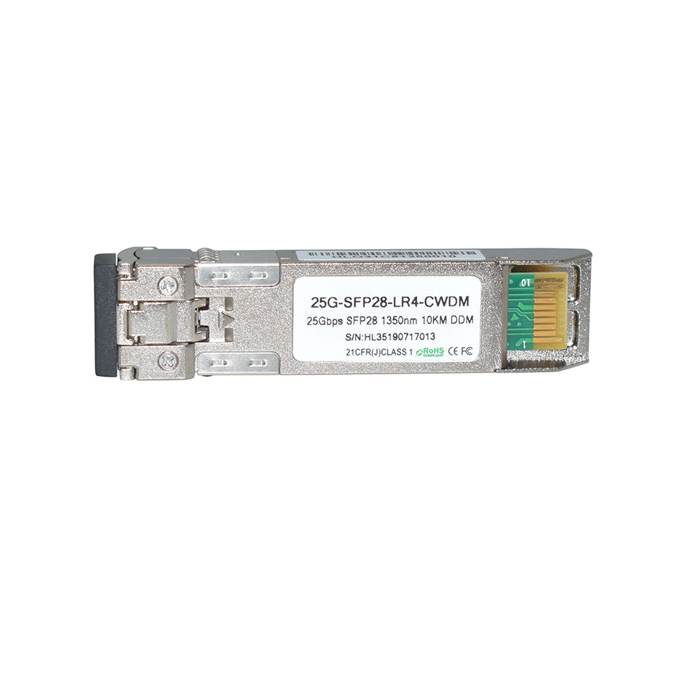 SFP28 LR4 25G Optical Transceiver For Ethernet and Data Center Duplex 1330nm 10km DOM CWDM