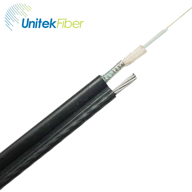 outdoor fiber optic cable aerial armored gyxtc8s figure 8 self supporting 2 24 cores sm g652d pe 3