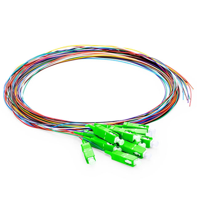 12Color 0.9mm Fiber Optic Pigtail G652D G657A1 LSZH 1M SC APC Bundle Pigtail