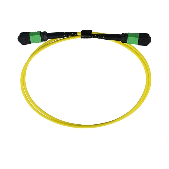 MTP MPO Fiber Cable|Factory Supply Optic Patch Cord SM 8 12 Core Spiral Steel Tape MTP/MPO Cable