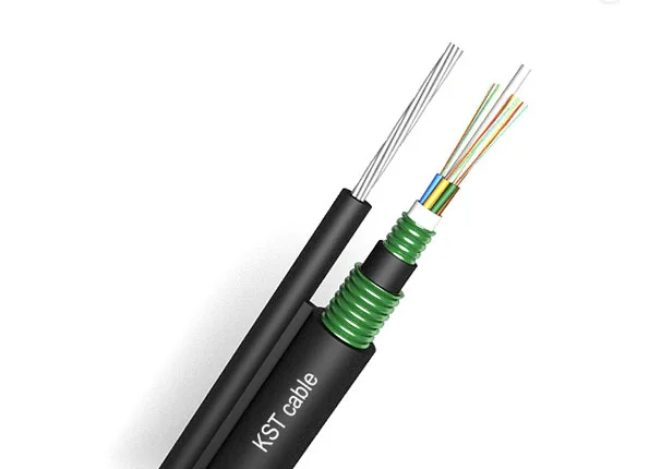 Outdoor Fiber Optical Cable|Figure 8 Fiber Cable SM G652 G657 armored Multi-Core GYTC8S53