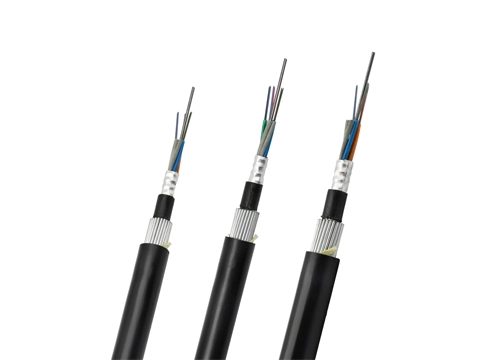 Outdoor Fiber Optical Cable Direct Bury GYTA33 Fiber Cable Double Armored SM 96 144 288 Core PE