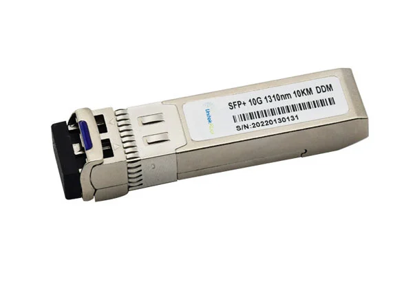Fiber Optic Transceiver 10G SFP+ Single Mode Dualfiber Module 10km 1310nm Wavelength LC