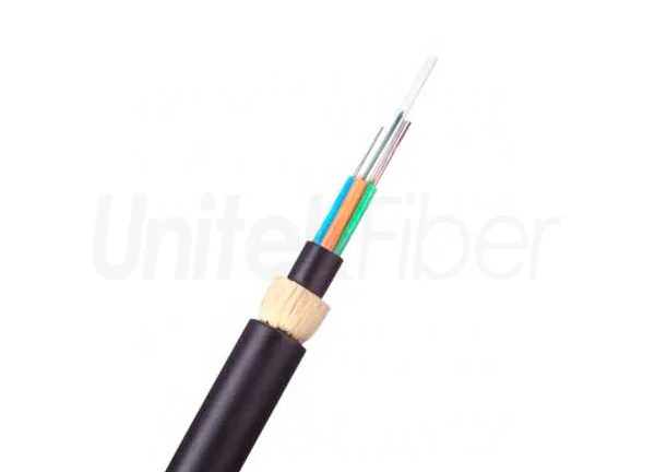 ADSS Fiber Optical Cable|All Dielectric Self Supporting Cable SM G652D 144 Cores 300m Span Double Jacket PE