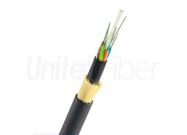 Outdoor ADSS Fiber Optic Wire|All Dielectric Self Supporting Cable 48cores G652D Double Jacket Long Span PE