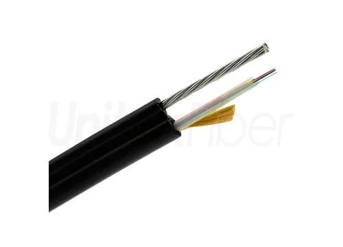 Outdoor Fiber Optical Cable Aerial GYXTC8Y Fiber Cable Central Loose Tube 6 12 24 Core G652D PE