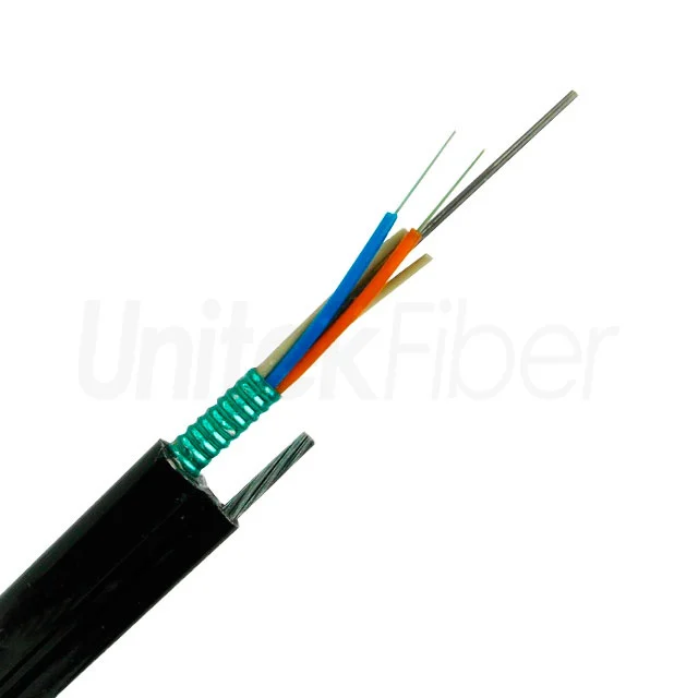 aerial fiber cable installation